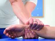Physiotherapie an den Händen