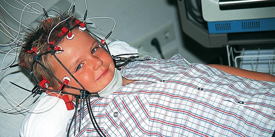 EEG bei einem Kind