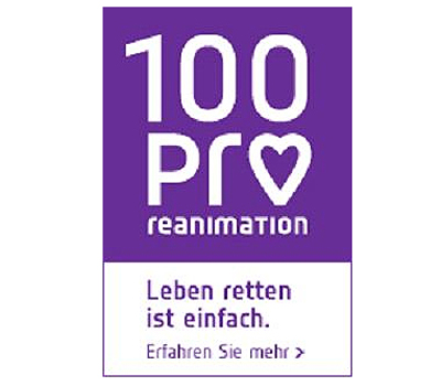 Logo der Aktion 100-pro-reanimation