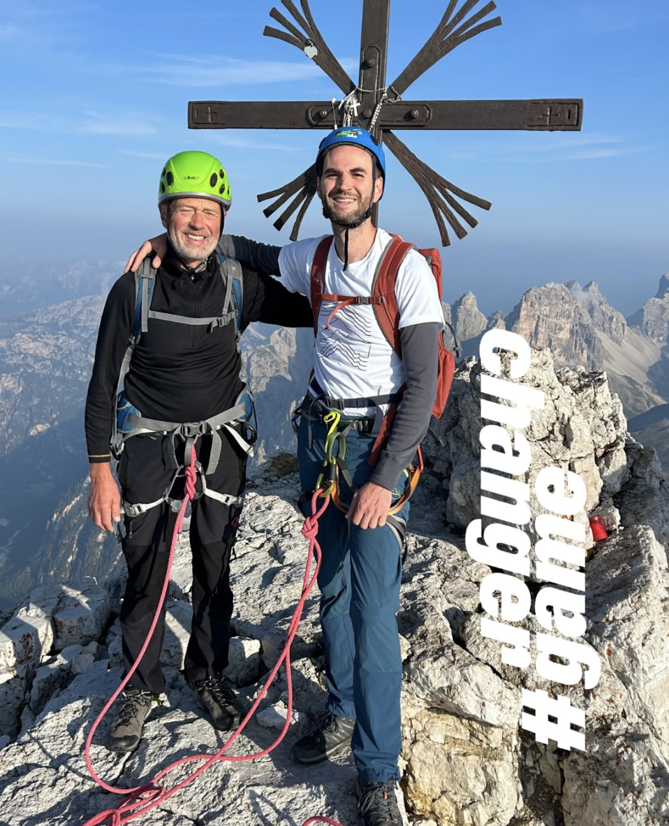 Manuel Nagel auf dem Gipfel