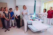 Dr. med. Stefanie Schuster (Präsidentin Olgäle-Stiftung) bei der Einweihung