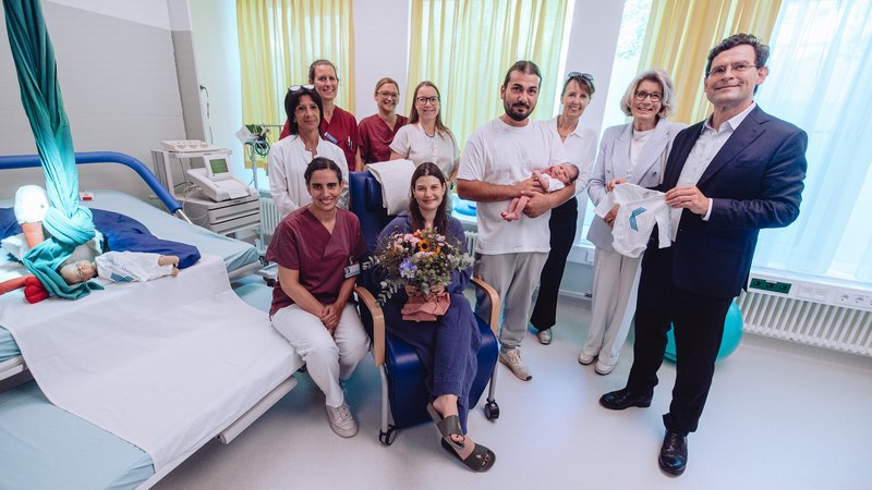 Einweihung des neuen Kreißsaals