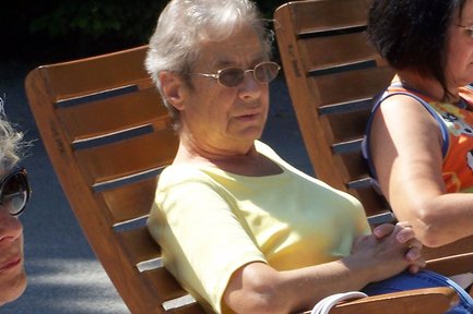 Gerda S. ist wieder mobil - und genießt einen sonnigen Ausflugstag in Bad Reichenhall