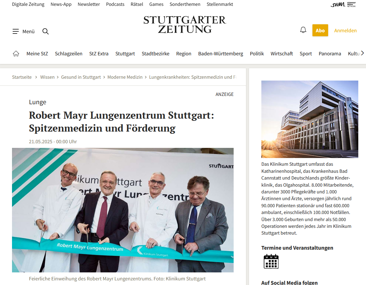 Bericht Stuttgarter Zeitung